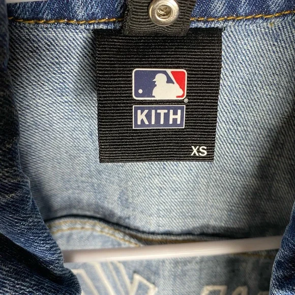 Kith MLB New York Yankees Denim Jacket and Vest Size XS - Picture 4 of 9